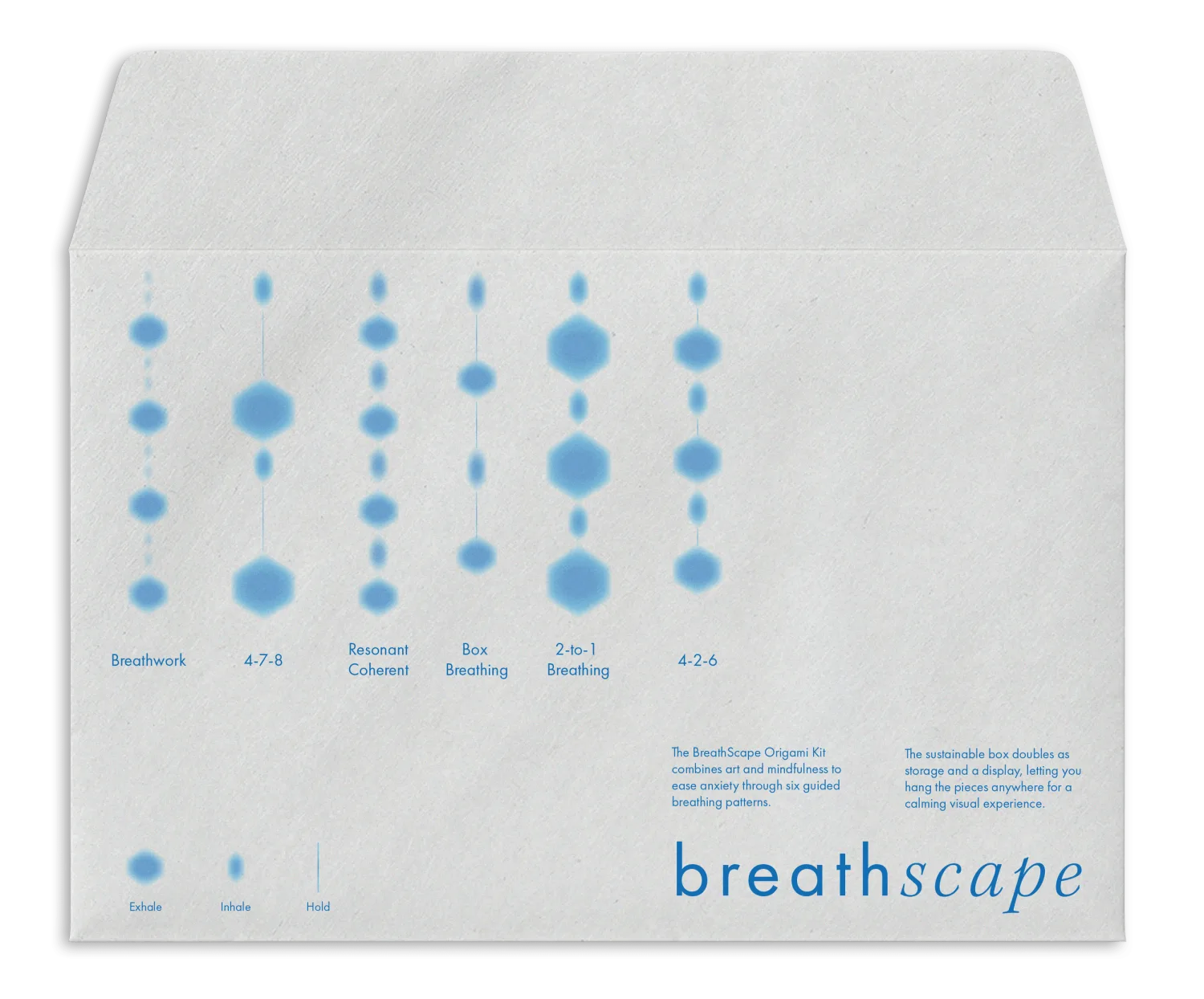 Breathscape envelope, front