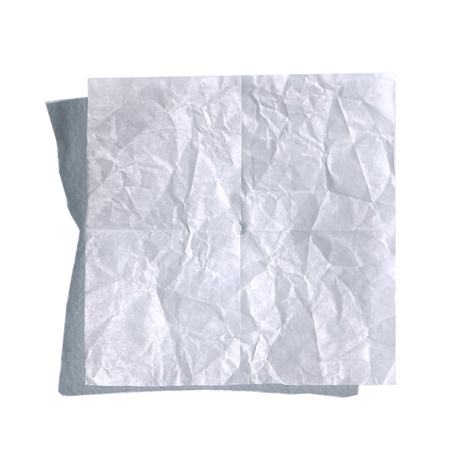 Origami paper grouped by breathing exercise