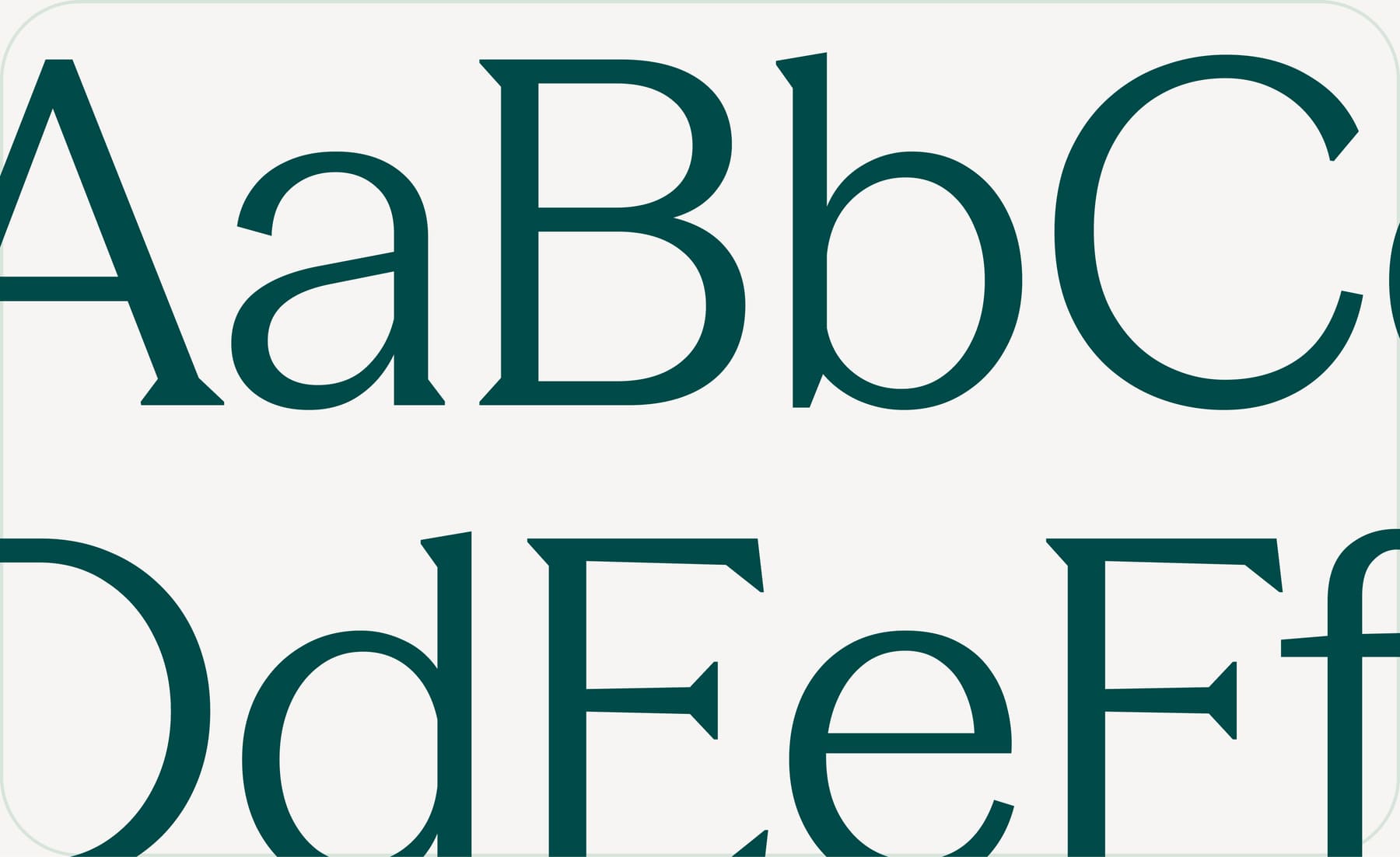 Sixth Street typography specimen